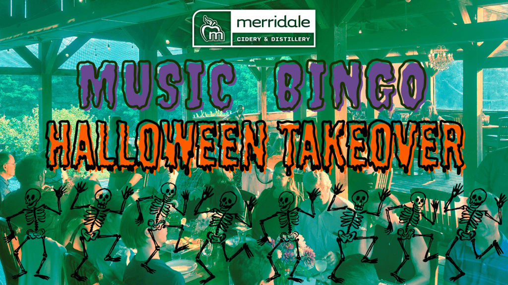 Music Bingo Halloween Takeover at Merridale Cidery & Distillery